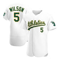 MATTH Athletics #5 Jacob Wilson White Authentic Home Stitched Jersey