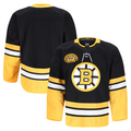 MATTH B.Bruins Black 100th Anniversary Authentic Pro Stitched Jerseys