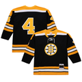 MATTH B.Bruins #4 Bobby Orr Mitchell & Ness Black Big & Tall 197172 Blue Line 2.0 Stitched Jerseys