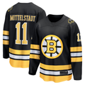 MATTH B.Bruins #11 Casey Mittelstadt Black Home Breakaway Player Stitched Jerseys