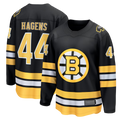 MATTH B.Bruins #44 James Hagens Black Breakaway Stitched Jerseys