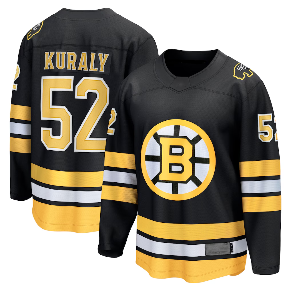 MATTH B.Bruins #52 Sean Kuraly Black Home Breakaway Player Stitched Jerseys