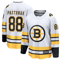 MATTH B.Bruins #88 David Pastrnak White Away Breakaway Player Stitched Jerseys