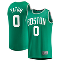 MATTH B.Celtics #0 Jayson Tatum  Kelly Green Big & Tall Fast Break Player Jerseys - Icon Edition
