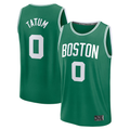 MATTH B.Celtics #0 Jayson Tatum  Kelly Green Fast Break Replica Player Jerseys - Icon Edition