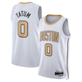 MATTH B.Celtics #0 Jayson Tatum White 2025 2026 Swingman Jerseys - City Edition
