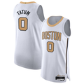 MATTH B.Celtics #0 Jayson Tatum White 202526 Authentic Jerseys - City Edition
