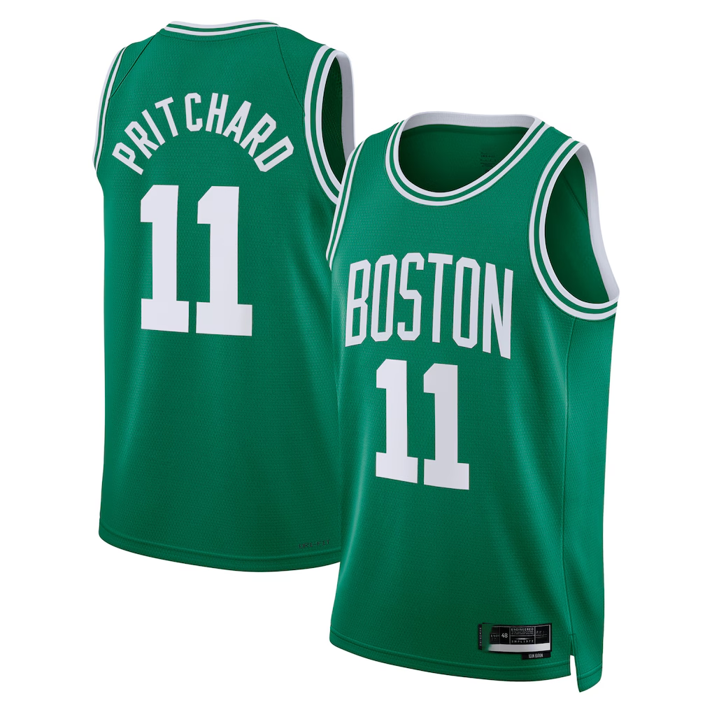 MATTH B.Celtics #11 Payton Pritchard Kelly Green Swingman Jerseys - Icon Edition