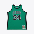 MATTH B.Celtics #34 Paul Pierce Mitchell & Ness Kelly Green 2007-08 Hardwood Classics Authentic Jerseys