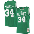 MATTH B.Celtics #34 Paul Pierce Mitchell & Ness Kelly Green Hardwood Classics Swingman Jerseys