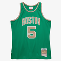 MATTH B.Celtics #5 Kevin Garnett Mitchell & Ness Kelly Green 2007-08 Hardwood Classics Swingman Jerseys