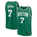 MATTH B.Celtics #7 Jaylen Brown  Kelly Green Fast Break Replica Player Jerseys - Icon Edition
