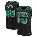 MATTH B.Celtics #88 Neemias Queta Black Fast Break Replica Player Jerseys - Statement Edition