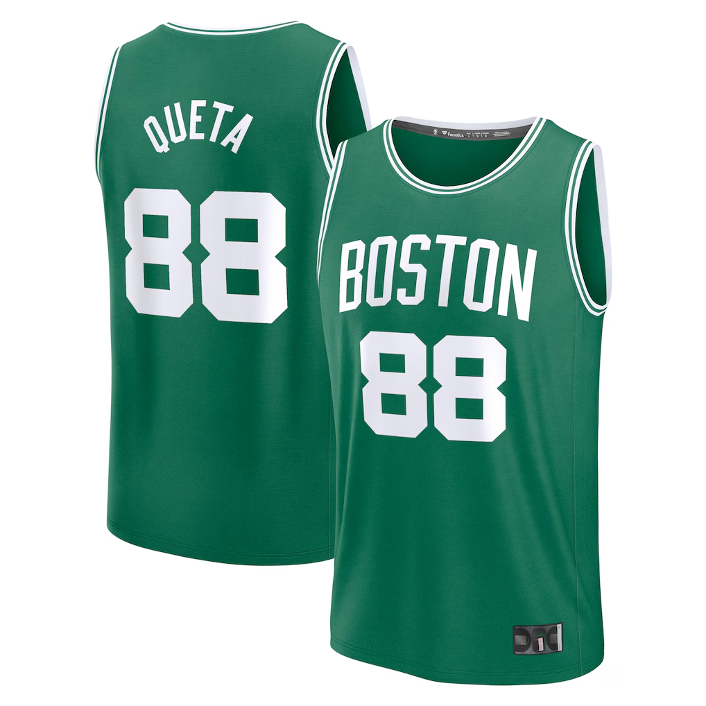 MATTH B.Celtics #88 Neemias Queta Kelly Green Fast Break Replica Player Jerseys - Icon Edition