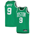 MATTH B.Celtics #9 Derrick White Kelly Green Swingman Jerseys - Icon Edition