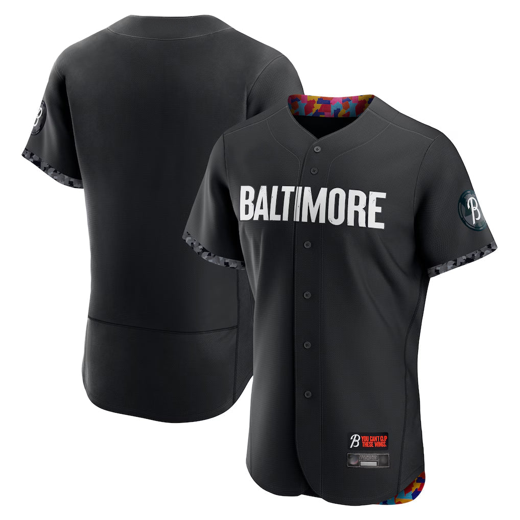 MATTH B.Orioles Black City Connect Limited Elite Home Blank Player Stitched Jerseys