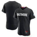 MATTH B.Orioles Black City Connect Limited Elite Home Blank Player Stitched Jerseys