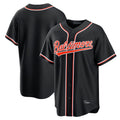 MATTH B.Orioles Black Out Fashion Home Game Blank Player Stitched Jerseys