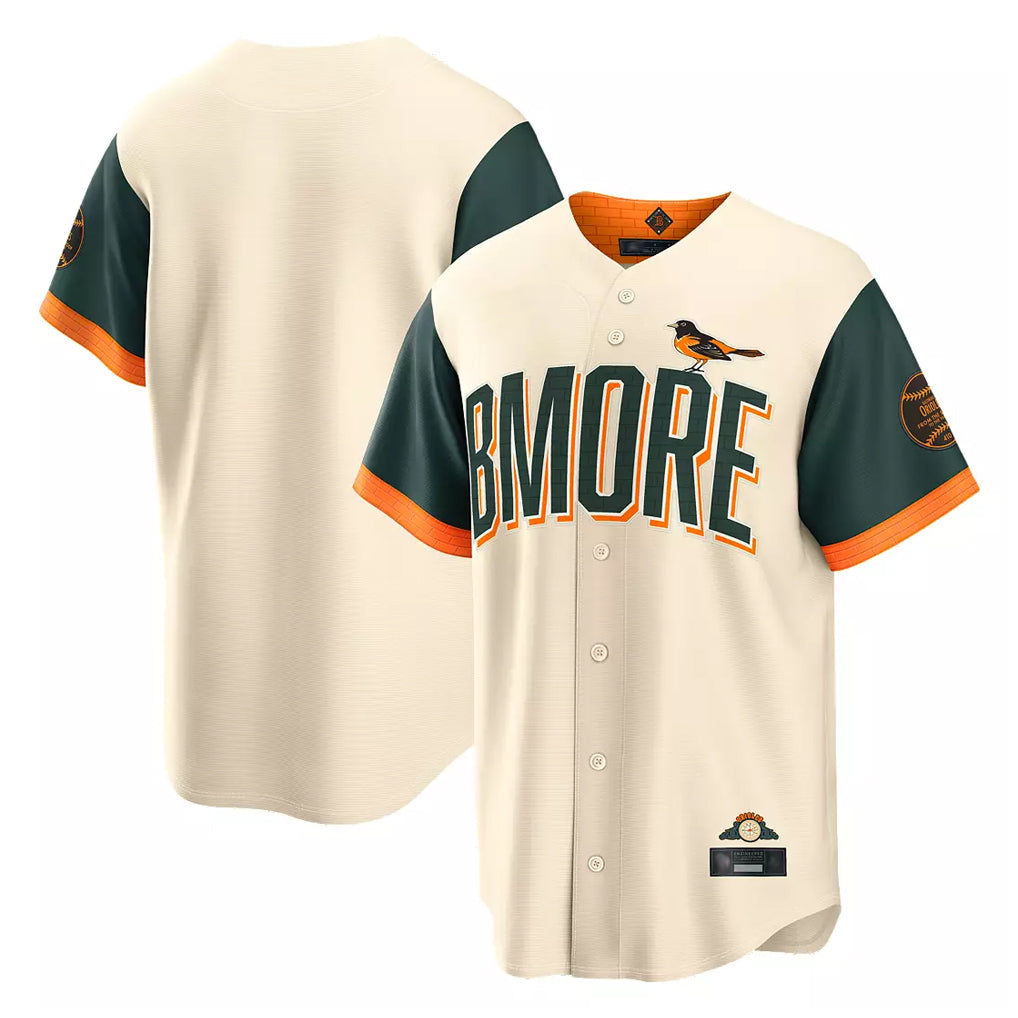 MATTH B.Orioles Cream 2026 City Connect Home Blank Player Stitched Jerseys