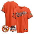 MATTH B.Orioles Orange 30th Anniversary of 2131 Home Game Blank Player Stitched Jerseys