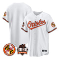 MATTH B.Orioles White 30th Anniversary of 2131 Home Game Blank Player Stitched Jerseys