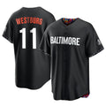 MATTH B.Orioles #11 Jordan Westburg Player Black City Connect Home Game Stitched Jerseys