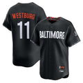 MATTH B.Orioles #11 Jordan Westburg Player Black City Connect Limited Home Game Stitched Jerseys