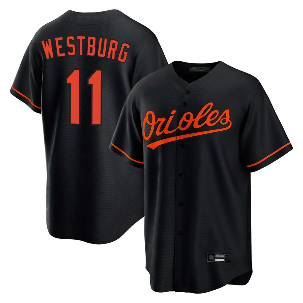 MATTH B.Orioles #11 Jordan Westburg Player Black Home Game Stitched Jerseys