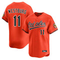 MATTH B.Orioles #11 Jordan Westburg Player Orange Limited Home Game Stitched Jerseys