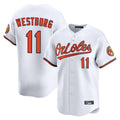 MATTH B.Orioles #11 Jordan Westburg Player White Limited Home Game Stitched Jerseys