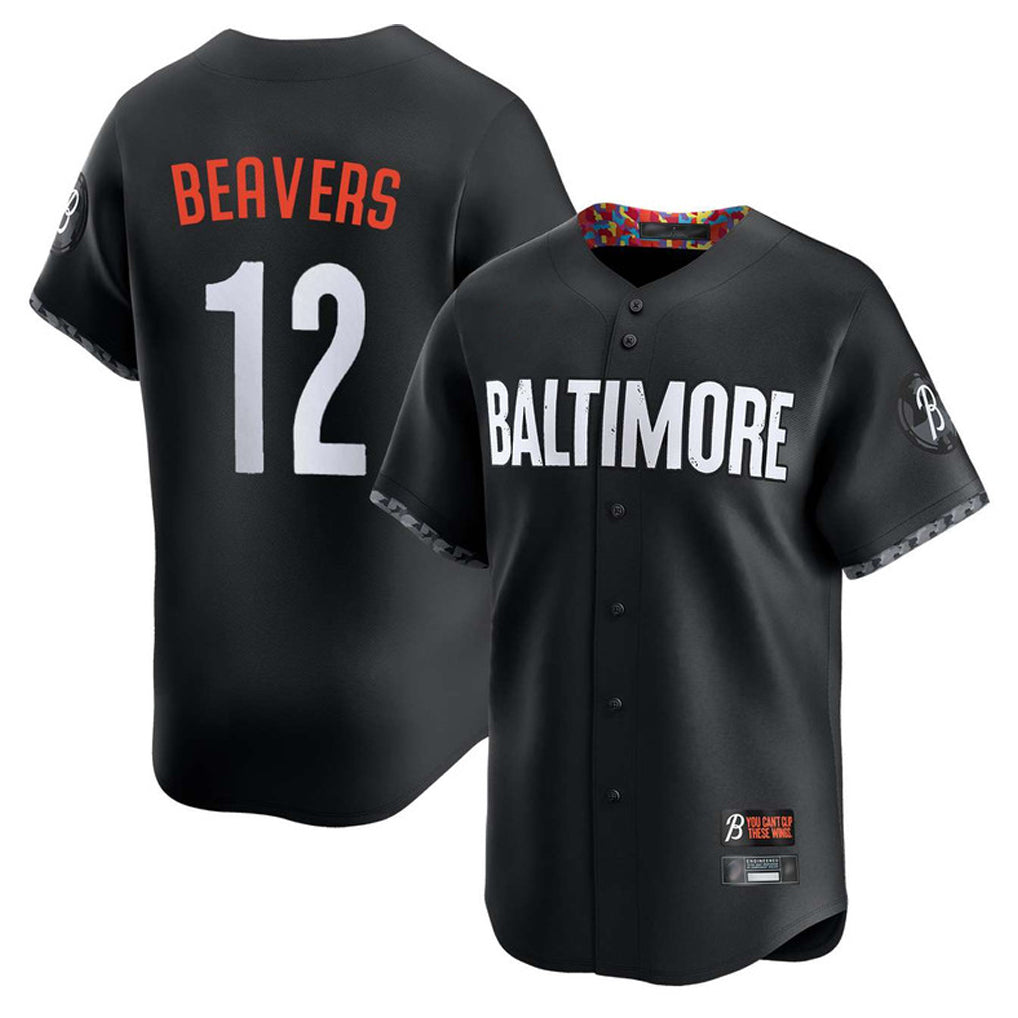 MATTH B.Orioles #12 Dylan Beavers Player Black City Connect Limited Home Game Stitched Jerseys