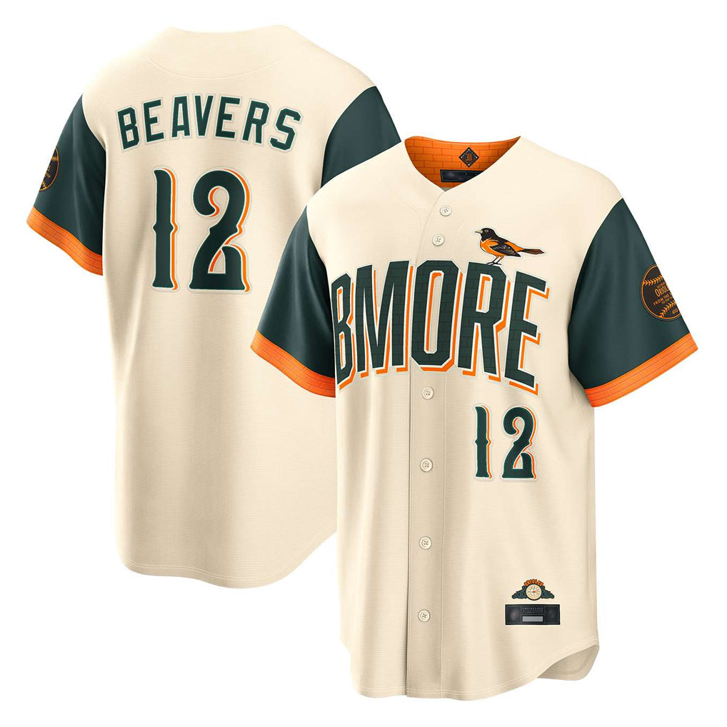MATTH B.Orioles #12 Dylan Beavers Player Cream 2026 City Connect Home Game Stitched Jerseys