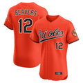 MATTH B.Orioles #12 Dylan Beavers Player Orange Limited Elite Home Game Stitched Jerseys