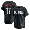 MATTH B.Orioles #17 Colton Cowser Player Black City Connect Limited Home Game Stitched Jerseys