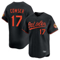 MATTH B.Orioles #17 Colton Cowser Player Black Limited Home Game Stitched Jerseys
