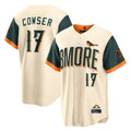 MATTH B.Orioles #17 Colton Cowser Player Cream 2026 City Connect Home Game Stitched Jerseys
