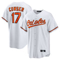 MATTH B.Orioles #17 Colton Cowser Player White Home Game Stitched Jerseys