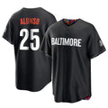 MATTH B.Orioles #25 Pete Alonso Player Black City Connect Home Game Stitched Jerseys