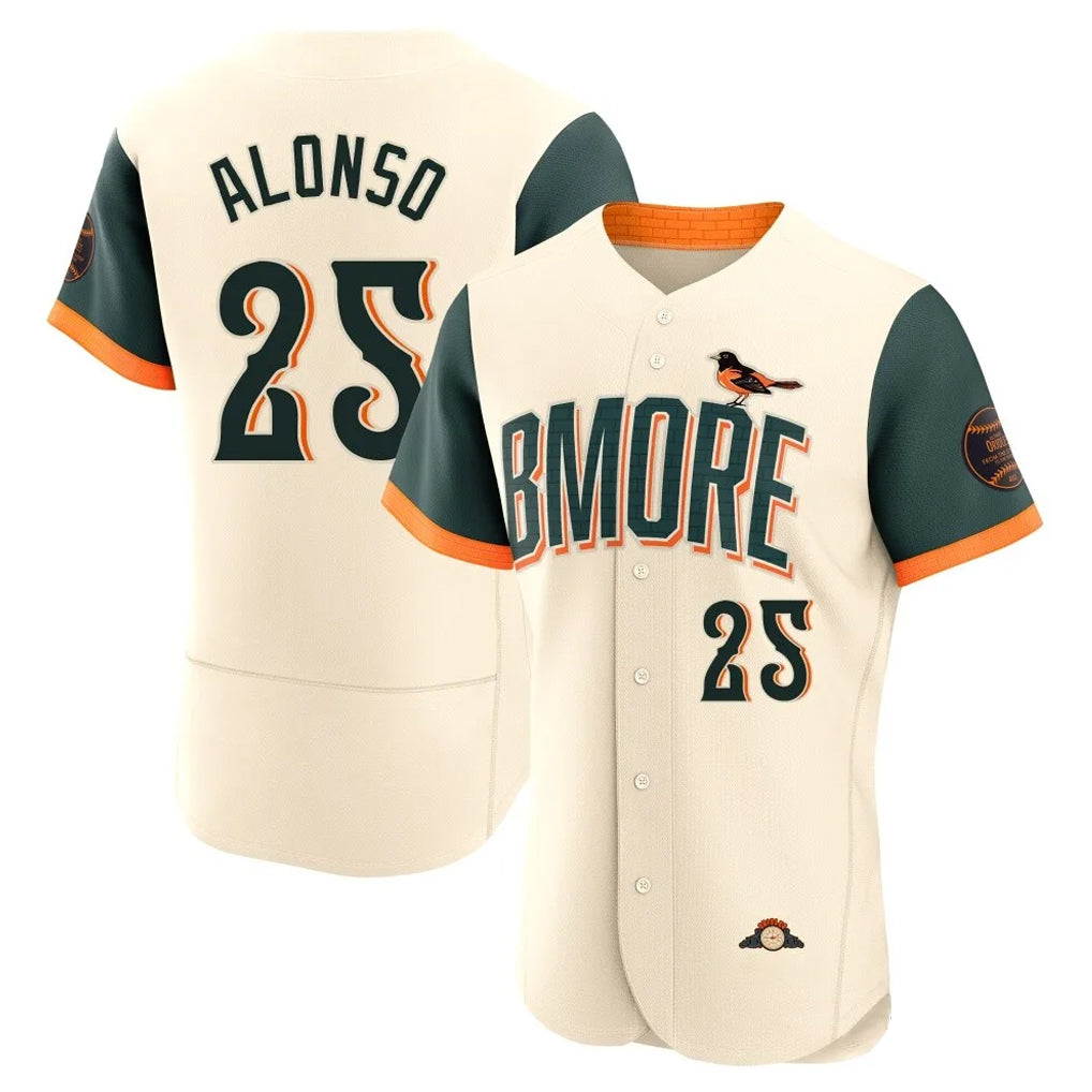 MATTH B.Orioles #25 Pete Alonso Player Cream 2026 City Connect Limited Elite Home Game Stitched Jerseys