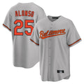 MATTH B.Orioles #25 Pete Alonso Player Gray Home Game Stitched Jerseys