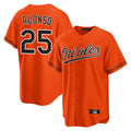 MATTH B.Orioles #25 Pete Alonso Player Orange Home Game Stitched Jerseys