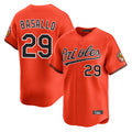 MATTH B.Orioles #29 Samuel Basallo Player Orange Limited Home Game Stitched Jerseys