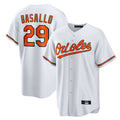 MATTH B.Orioles #29 Samuel Basallo Player White Home Game Stitched Jerseys
