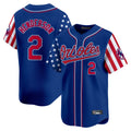 MATTH B.Orioles #2 Gunnar Henderson Player Royal Independence Day Vapor Premier Limited Home Game Stitched Jerseys