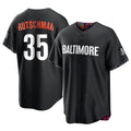 MATTH B.Orioles #35 Adley Rutschman Black City Connect Home Game Stitched Jerseys