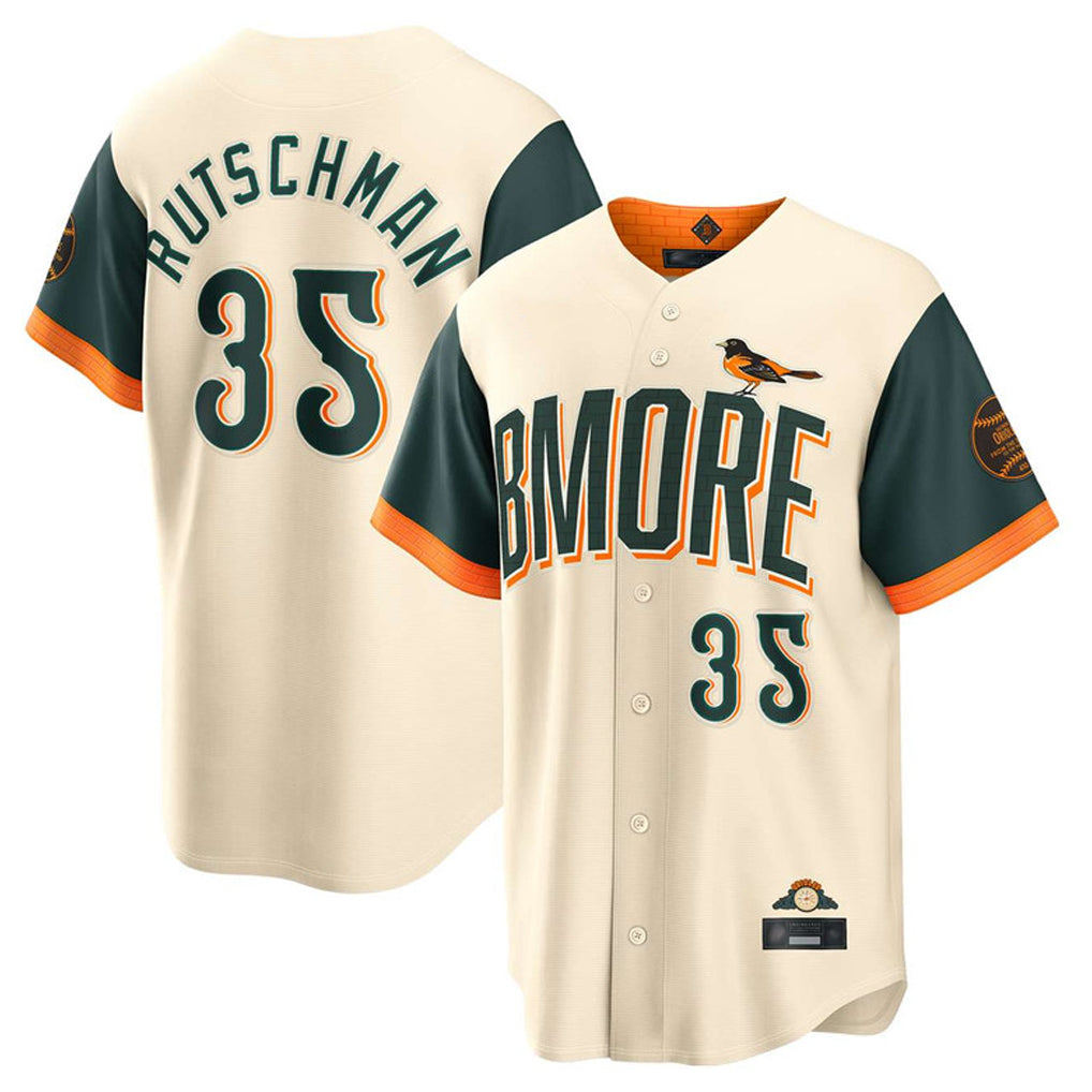 MATTH B.Orioles #35 Adley Rutschman Cream 2026 City Connect Home Game Stitched Jerseys