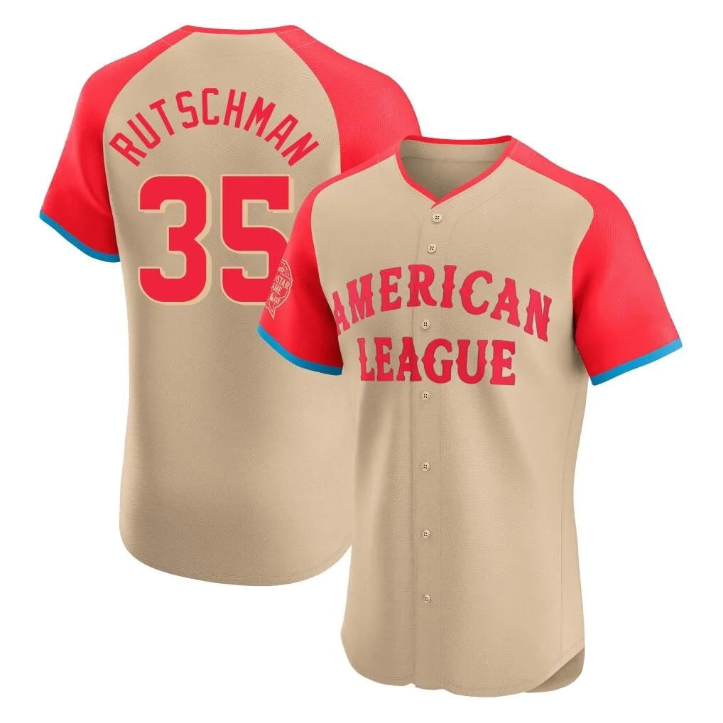 MATTH B.Orioles #35 Adley Rutschman Player Cream American League All-Star Limited Elite Home Game Stitched Jerseys