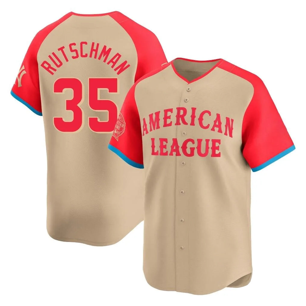 MATTH B.Orioles #35 Adley Rutschman Player Cream American League All-Star Limited Home Game Stitched Jerseys