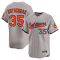 MATTH B.Orioles #35 Adley Rutschman Gray Limited Home Game Stitched Jerseys