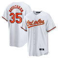 MATTH B.Orioles #35 Adley Rutschman White Home Game Stitched Jerseys